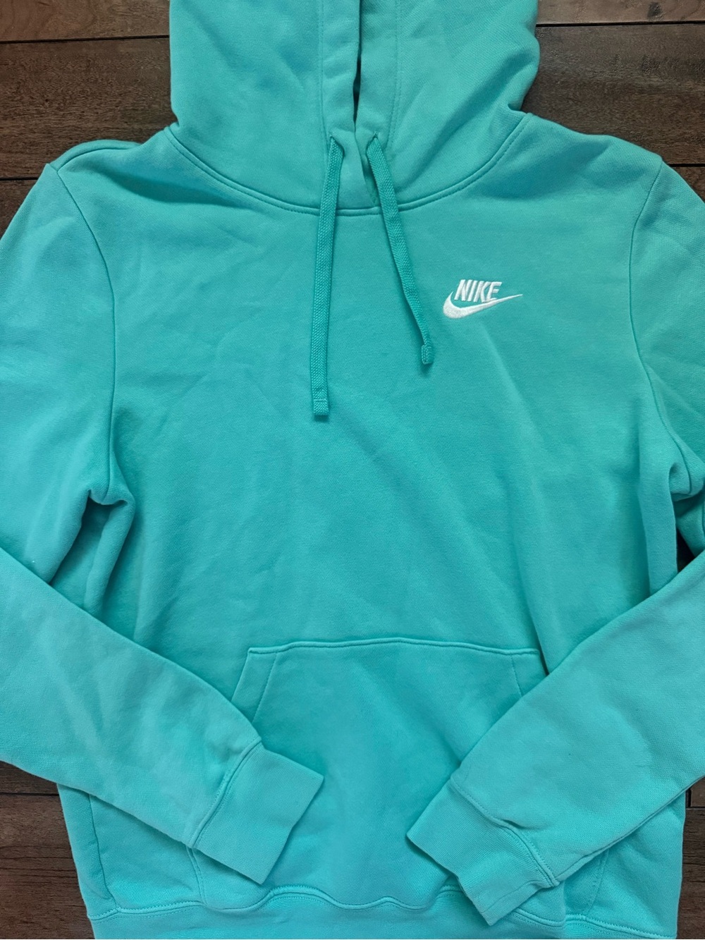 Women’s Nike Teal Hoodie XS - Picture 2 of 3